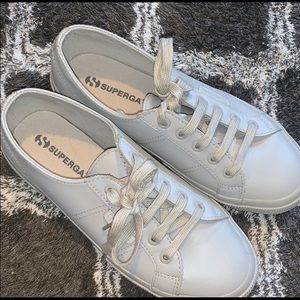 SUPERGA Leather sneakers